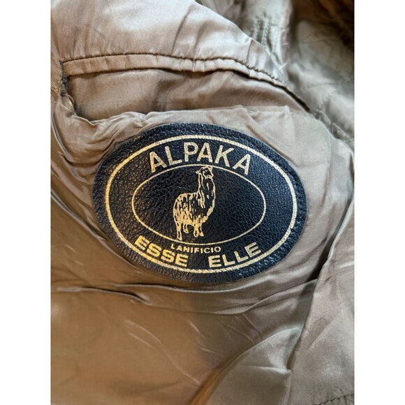 Daniel Hechter Mens Sport Coat Blazer Vintage Plaid Neutral Wool Heavy Alpaka O/ - Picture 11 of 11